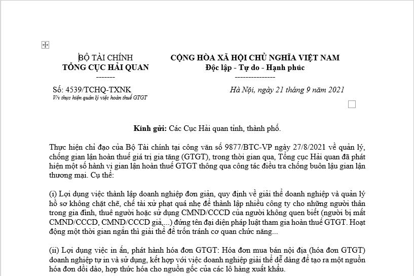 Tổng cục Hải quan liệt kê nhiều hành vi gian lận hoàn thuế GTGT